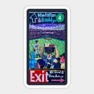 Yankees Outfield Sticker